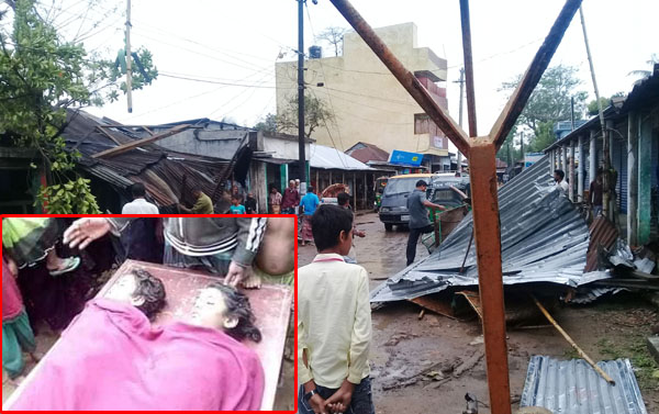 কমলগঞ্জে বজ্রপাতে দুই বোনের মৃত্যু