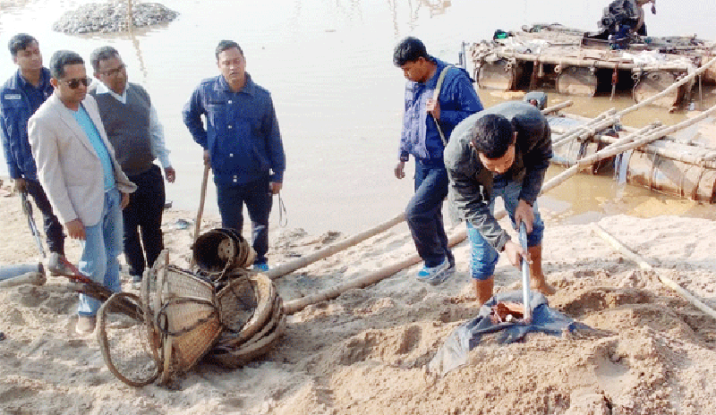 কোম্পানীগঞ্জে ৮০ লক্ষ টাকার যন্ত্রাংশ ধ্বংস