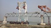 আজ বসছে  পদ্মা সেতুর ২২তম স্প্যান