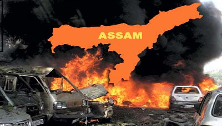 সিরিজ বিস্ফোরণে কাঁপলো আসাম