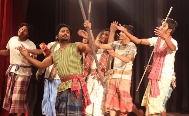 সুনামগঞ্জে মঞ্চায়িত হলো ‘বাঘের শিন্নী’
