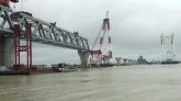 পদ্মা সেতুর ৩৪৫০ মিটার দৃশ্যমান