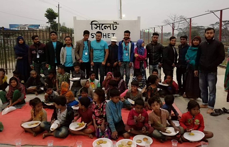 সুবিধাবঞ্চিত শিশুদের নিয়ে ‘ফুডব্যাংকিং টিমে’র  পিঠা উৎসব
