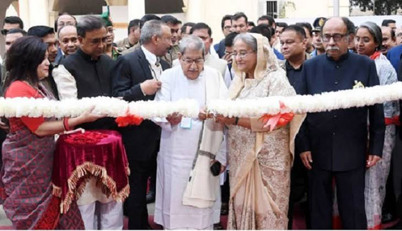 বইমেলার উদ্বোধন করলেন প্রধানমন্ত্রী