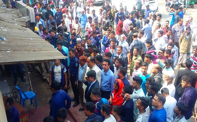 গোলাপগঞ্জে শতাধিক অবৈধ স্থাপনা উচ্ছেদ
