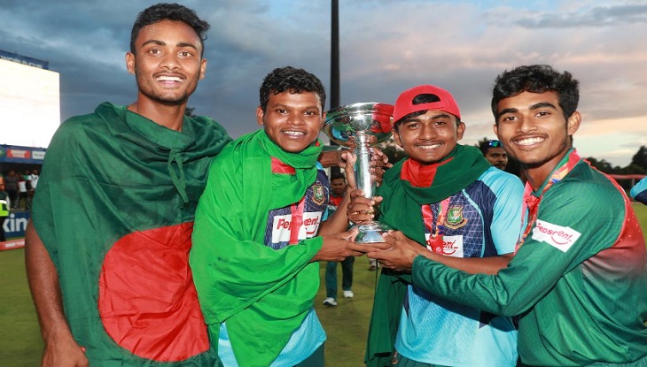বিকালে ফিরছে বিশ্বজয়ী টাইগার যুবারা
