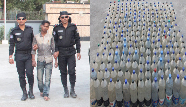 সিলেটে ৪৭০লিটার চোলাই মদসহ আটক ১