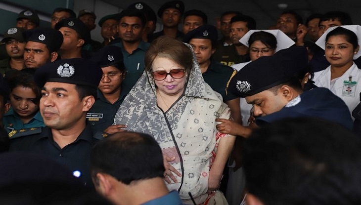 অবশেষে মুক্তি পেলেন খালেদা জিয়া
