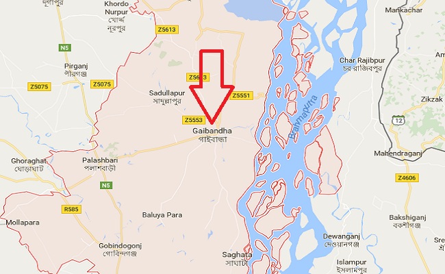 গাইবান্ধার সাদুল্লাপুর লকডাউন