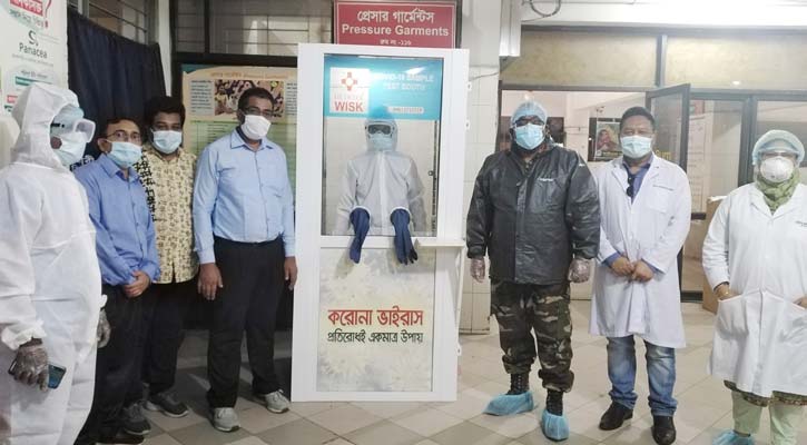 করোনার নমুনা সংগ্রহে নতুন উদ্যোগ