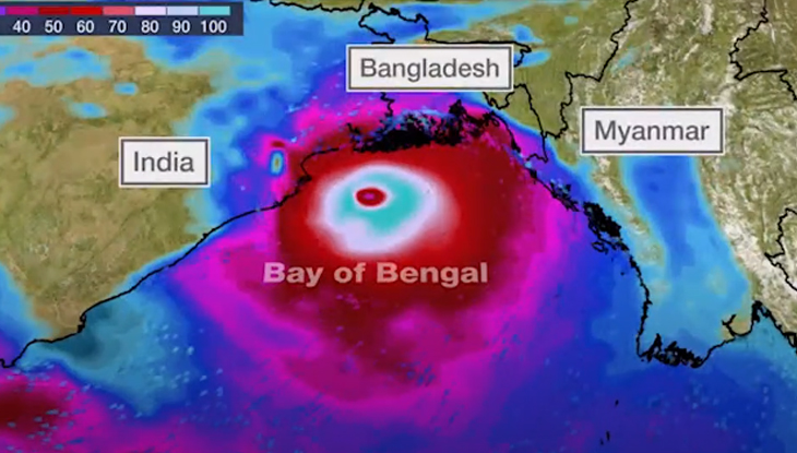 মঙ্গলবার শেষরাতে আঘাত হানবে ‘আম্ফান’