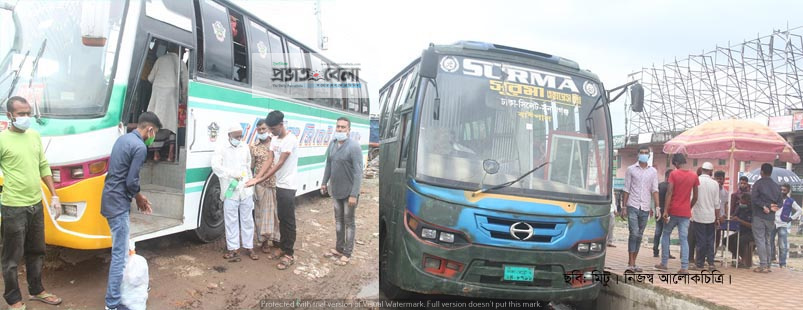 ৬৮ দিন পর সড়কে গণপরিবহন