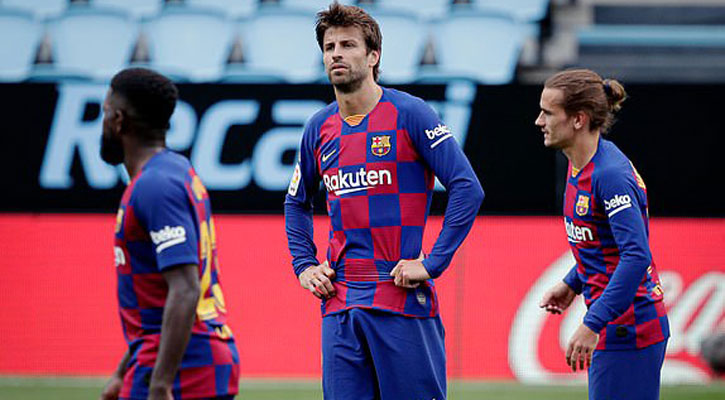 আবারও বার্সার হোঁচট