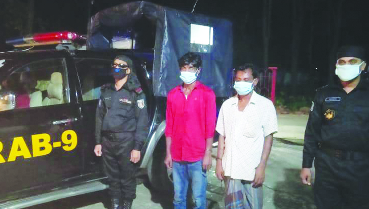 সুনামগঞ্জের তাহিরপুর থেকে ইয়াবাসহ আটক ২