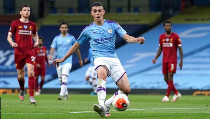 ম্যান সিটির কাছে বিধ্বস্ত চ্যাম্পিয়ন লিভারপুল