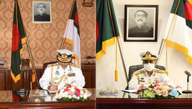 নৌবাহিনী প্রধানের দায়িত্ব নিলেন শাহীন ইকবাল