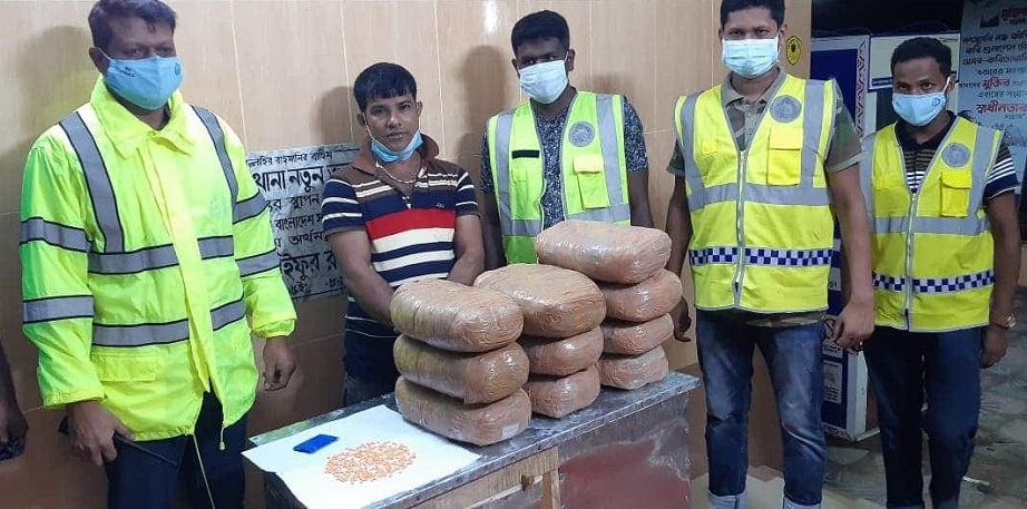 শ্রীমঙ্গলে ২০ কেজি গাঁজাসহ আটক ১