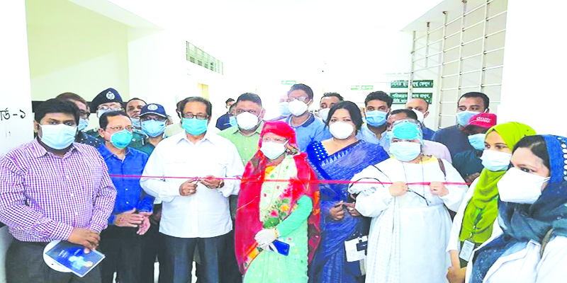দক্ষিণ সুরমায় করোনা আইসোলেশন সেন্টারের উদ্বোধন