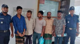ছাতকে নৌপথে চাঁদাবাজি, আটক ৪