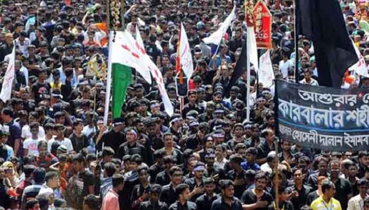 আশুরা উদযাপনে তাজিয়া মিছিল নিষিদ্ধ
