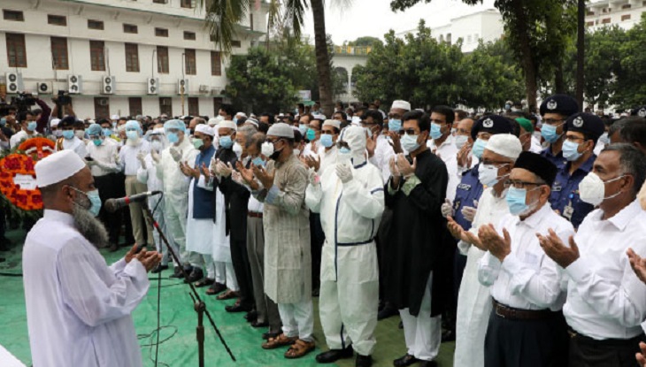 অ্যাটর্নি জেনারেলের জানাজা সম্পন্ন