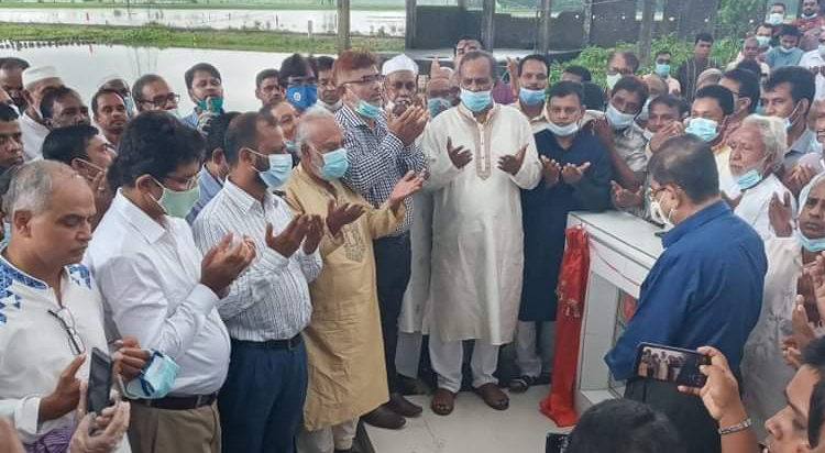 ছাতকে সুরমা সেতুর এ্যাপ্রোচ সড়ক ও টোল প্লাজা নির্মাণ কাজের উদ্বোধন