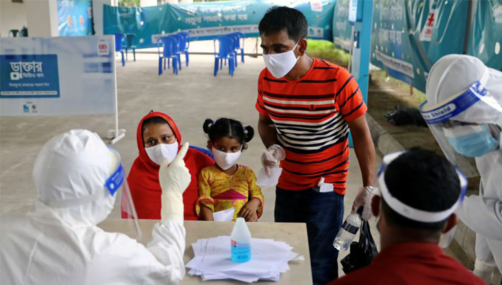 ২৪ ঘণ্টায় করোনা শনাক্ত ১৭৯২, মৃত্যু ৩৪