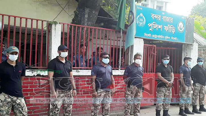 বন্দর বাজার ফাঁড়িতে ‘সিআরটি’ মোতায়েন