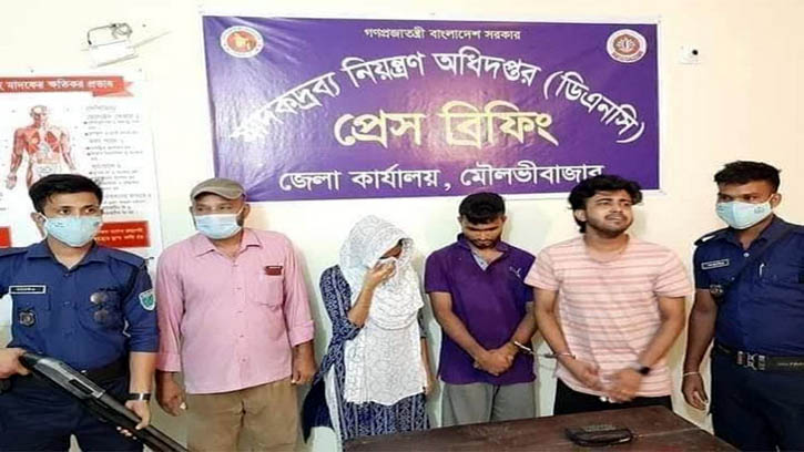 মৌলভীবাজারে ইয়াবাসহ আটক ৩