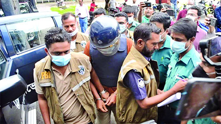 রায়হান হত্যা : রিমান্ড শেষে কারাগারে কনস্টেবল হারুন