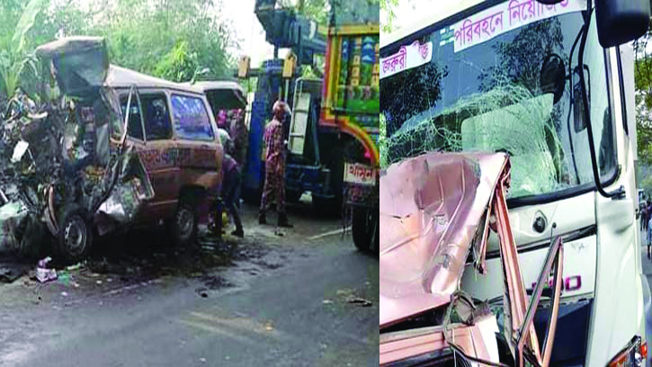 কুষ্টিয়ায় ট্রাক-অ্যাম্বুলেন্স সংঘর্ষে ৫ জন নিহত