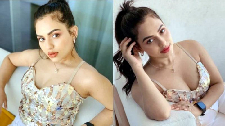 ‘মাইনকার চিপায়’ নুসরাত ফারিয়া