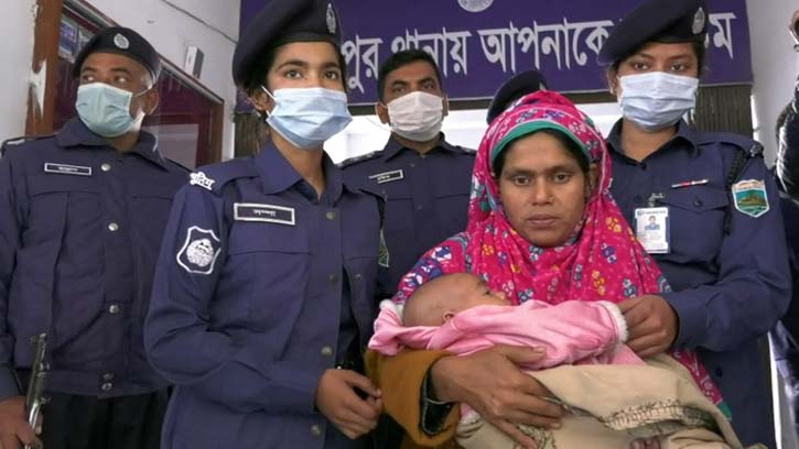 হাসপাতাল থেকে শিশু চুরি: ৮ দিন পর উদ্ধার