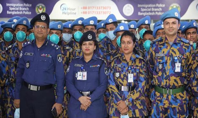 মালির উদ্দেশ্যে ১৪০ পুলিশ সদস্যের ঢাকা ত্যাগ