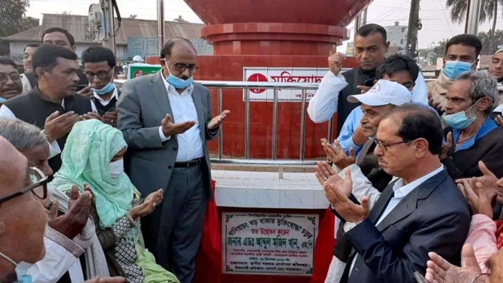 বানিয়াচংয়ে মুক্তিযোদ্ধা চত্বরের আনুষ্ঠানিক উদ্বোধন