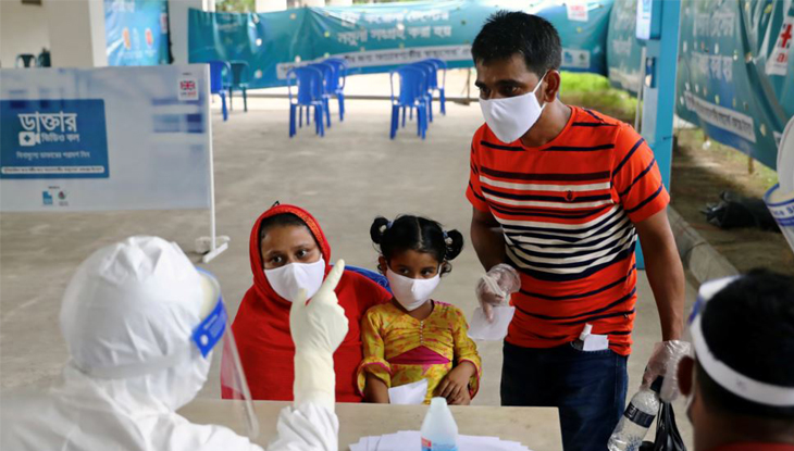 করোনায় আরো ৩৮ মৃত্যু, শনাক্ত ১০২৮