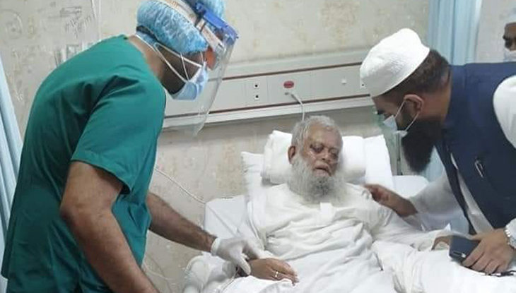 আল্লামা নূর হোছাইন কাসেমীর অবস্থা সংকটাপন্ন