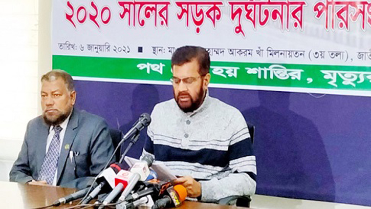 ২০২০ সালে সড়ক দুর্ঘটনায় নিহত ৪৯৬৯