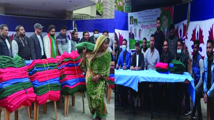 সাবেক ছাত্রদল অর্গানাইজেশন, ইউরোপের শীতবস্ত্র বিতরণ
