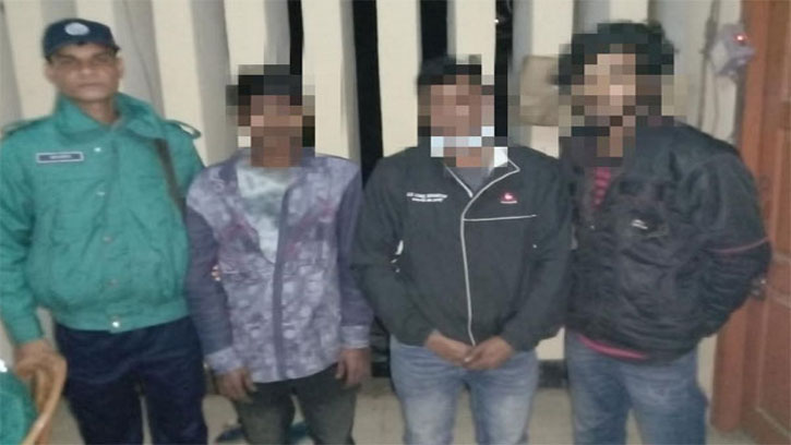 সিলেটের বন্দরবাজার থেকে ৩ জুয়াড়ী গ্রেফতার