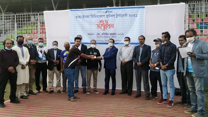 সিলেটে মাহা-ইমজা মিডিয়াকাপ ফুটবল টুর্নামেন্ট শুরু