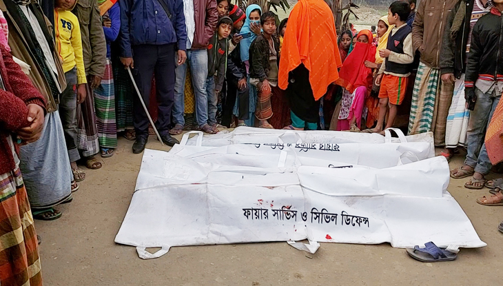 শেরপুরে ট্রাক চাপায় নিহত ৪