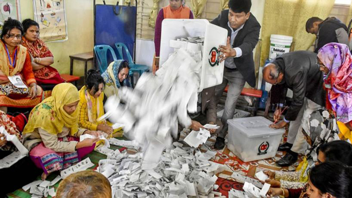 ৬২ পৌরসভায় ভোটগ্রহণ শেষ, চলছে গণনা