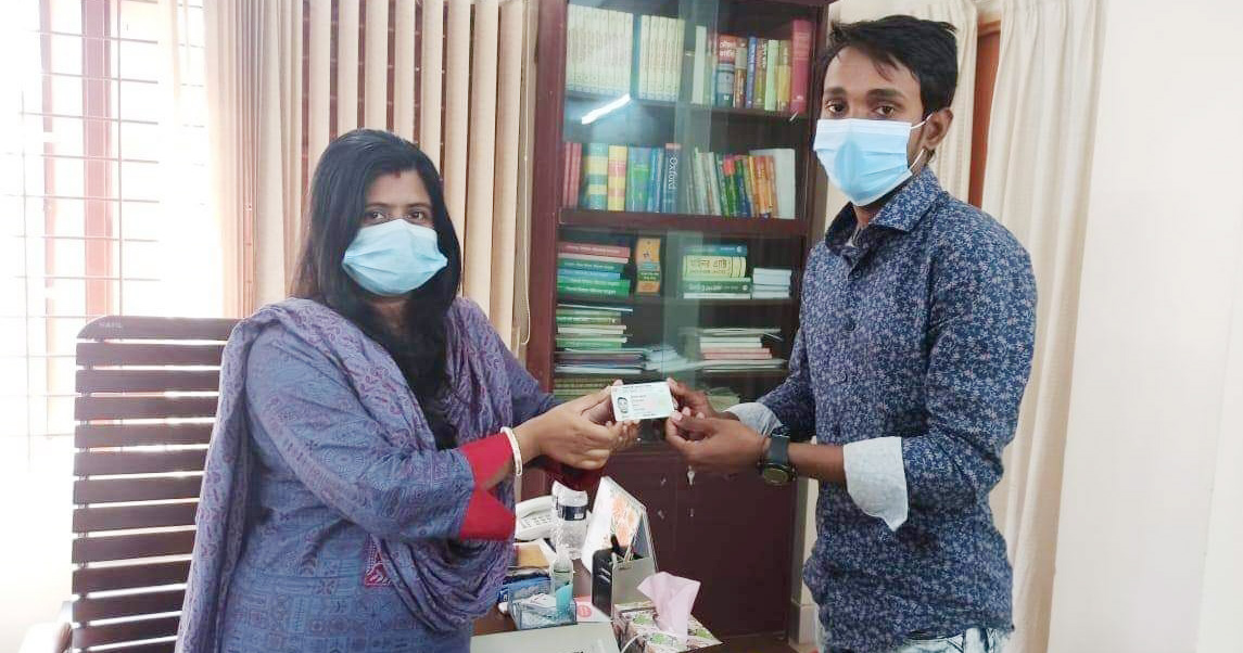 নবীগঞ্জে স্মার্টকার্ড বিতরণ শুরু