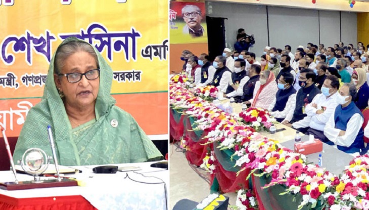 বঙ্গবন্ধুর পথ অনুসরণেই আজ উন্নয়নশীল বাংলাদেশ