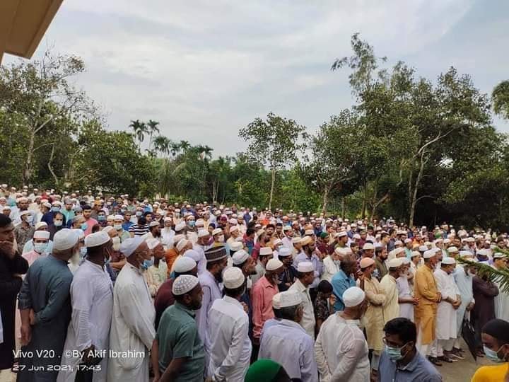 বড়লেখার মানুষ ও সমাজ গড়ার কারিগর আব্দুল মান্নান স্যার এর দাফন সম্পন্ন