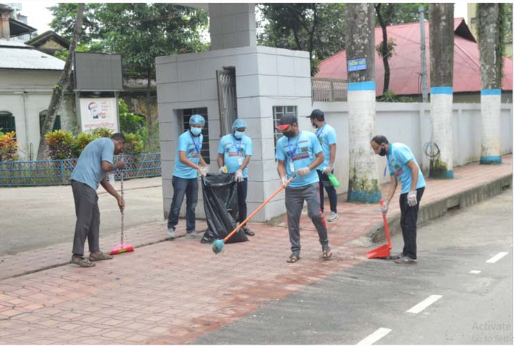 সিলেটে লকডাউনে স্টুডেন্ট ইউনিটির ব্যতিক্রমী উদ্যোগ