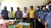 মাধবপুরে আসল পুলিশের হাতে তিন ভুয়া ডিবি পুলিশ আটক