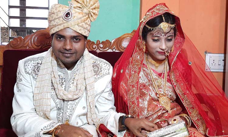 র‌্যাবের গুলিতে পা হারানো সেই লিমনের বিয়ে সম্পন্ন