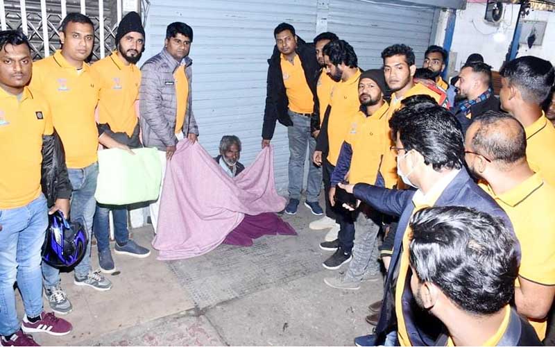  প্রতিষ্ঠা বার্ষিকীতে সিলেটে ছাত্রদলের শীতবস্ত্র বিতরণ